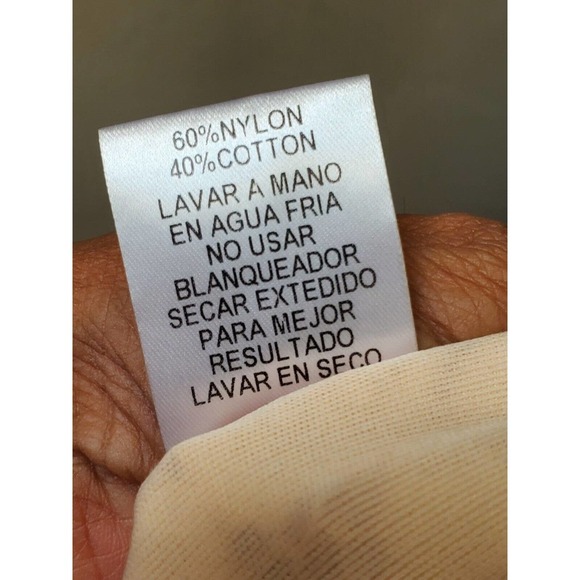 Dress Forum Ivory Lace Scalloped High Neck Midi Criss Cross Back Dress Size S - Picture 10 of 11